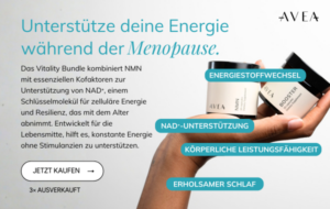 AVEA Vitality Bundle mit NMN und Booster zur Unterstützung von Energie und NAD+ während der Menopause