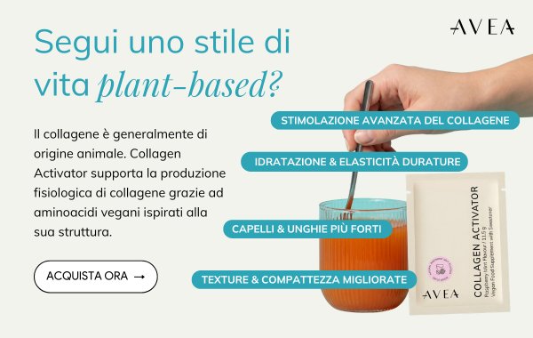 Integratori per vegani e vegetariani: AVEA's Collagen Activator