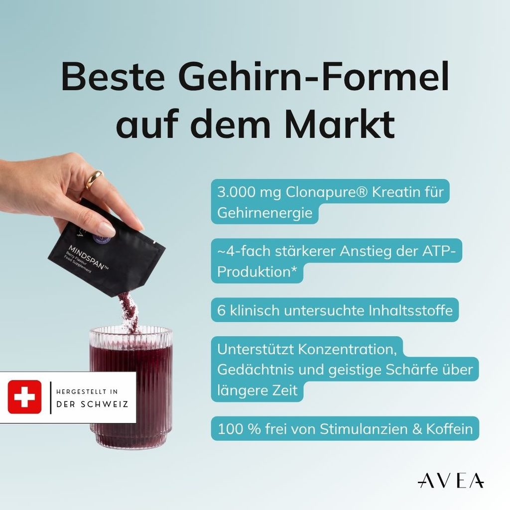 Was ist Brain Fog, und wie du Konzentration und Gedächtnis verbesserst - AVEA MindSpan™