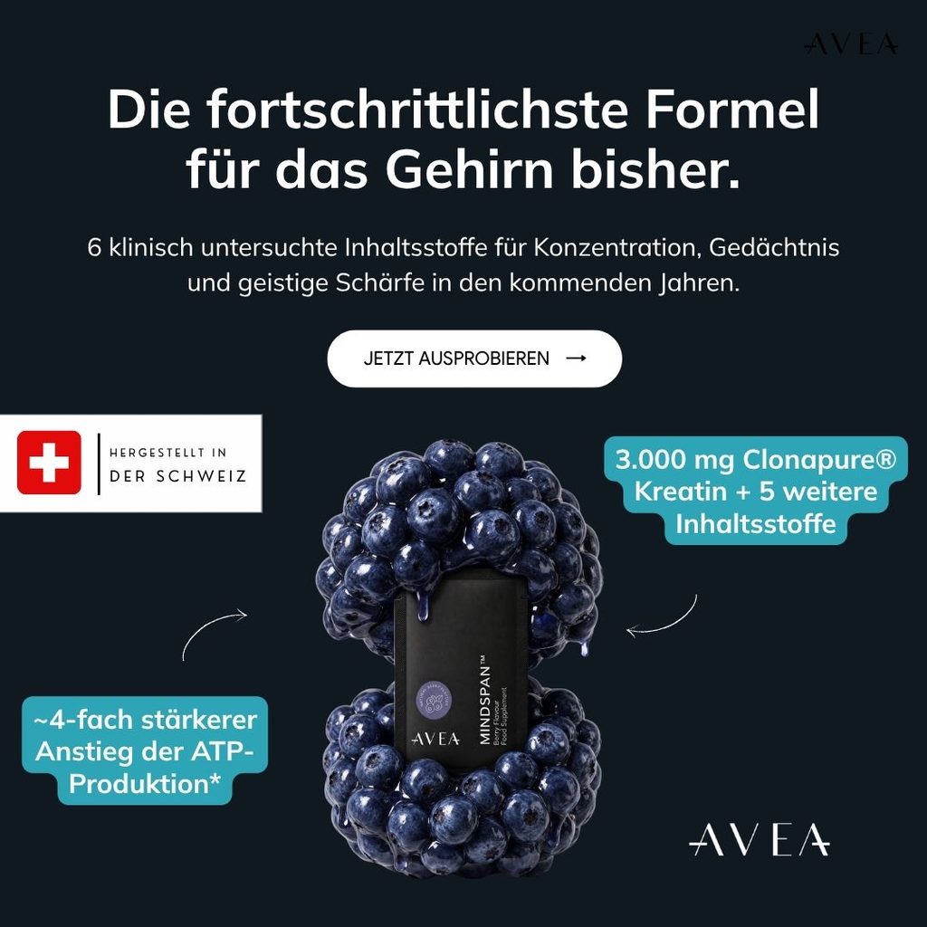 Nootropika und Gehirnbooster: Was dahintersteckt, und warum AVEA MindSpan™ ohne Stimulanzien funktioniert