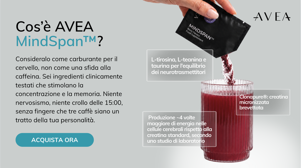 Creatina per il cervello: che cosa fa davvero, e quanta te ne serve