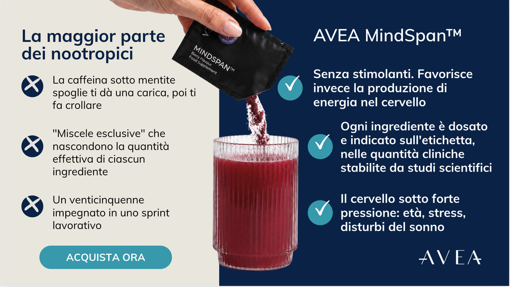 Creatina per il cervello: che cosa fa davvero, e quanta te ne serve