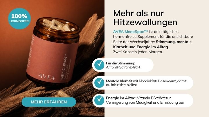 Stimmungsschwankungen in den Wechseljahren: warum sie entstehen und was hilft - AVEA MenoSpan