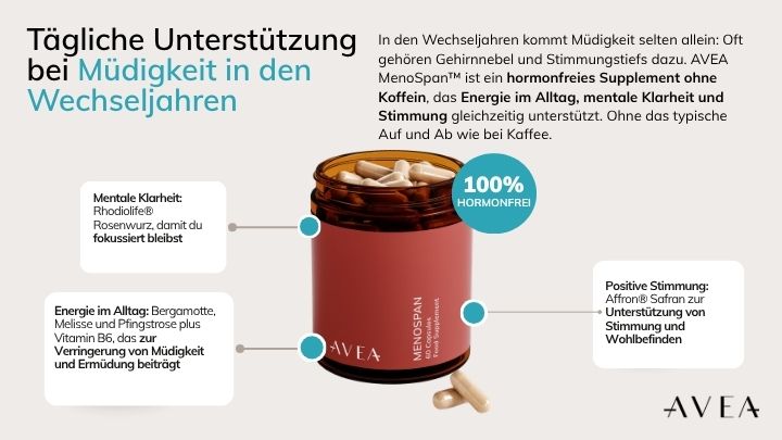 Stimmungsschwankungen in den Wechseljahren: warum sie entstehen und was hilft - AVEA MenoSpan