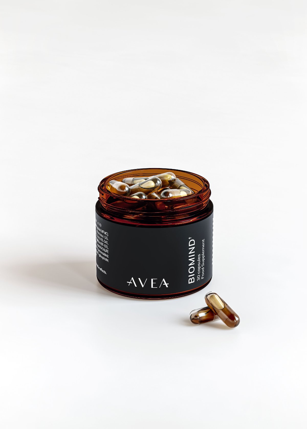 AVEA Biomind: bote con cápsulas