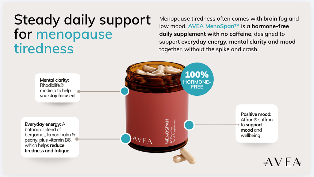 Why am I always tired during menopause? The oestrogen-energy link - AVEA MenoSpan